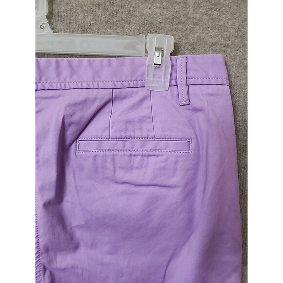 TALBOTS Relaxed Chino Pants Blue Womens 14 Lavender Purple Stretch - Picture 5 of 9